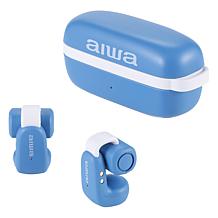 Aiwa Open Wearable Ear Clip-On Earphones w/Charging Case