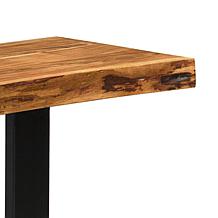 Alaterre Furniture Alpine 48" Entryway Bench with Live Edge
