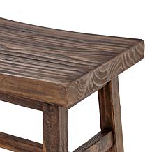 Alaterre Furniture Pomona 20" Saddle Seat Stool 