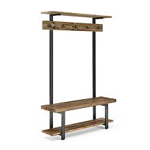 Alaterre Furniture Pomona 48" Entryway Tree with Bench and Shelves