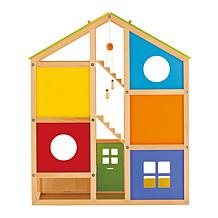 All Seasons Wooden Furnished Dollhouse Playset