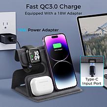 Alpha Digital 3-in-1 Foldable Wireless Charger