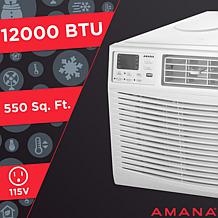 Amana 12 000 BTU 115V Window-Mounted Air Conditioner with Remote 
