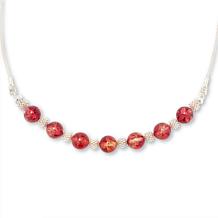 Amber Extraordinaire Adjustable Amber Bead Chain Necklace