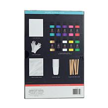 American Crafts Color Pour Magic PreMixed Pour Art Starter Kit-Rainbow
