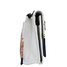 Anna by Anuschka Hand Painted Leather Organizer Wallet Crossbody