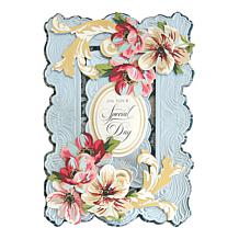 Anna Griffin 24 Sheets Luxury Hydrangea Blue Matte Foil Cardstock 