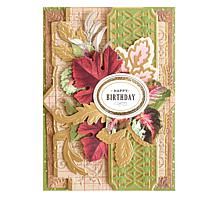 Anna Griffin® 3D and Flat Foil Foliage Stickers with Storage Folio