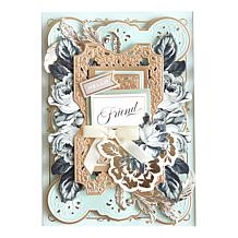 Anna Griffin® Black and Cream Flowers Sticker Set of 80