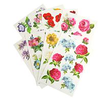 Anna Griffin® Celebration Floral Rub-Ons Set of 128