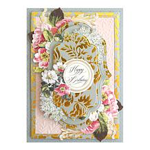 Anna Griffin® Gilded Floral Hot Foil Plates - Set of 2