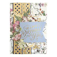 Anna Griffin® Gilded Sentiment Birthday/Friends Hot Foil Plates 4-pack