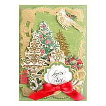 Anna Griffin® Holiday Foil Rub-Ons - Set of 128