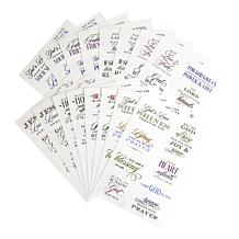 Anna Griffin® Prayer Sentiment Rub-On Transfers - Set of 128