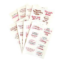 Anna Griffin® Smitten Sentiments Rub-On Transfers - Set of 128