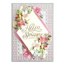 Anna Griffin® Summer Gilded Foil Frame and Sentiment Plates