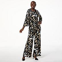 Antthony 2-piece Flowy Top and Wide Leg Pant
