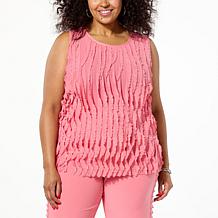 Antthony 2-piece Ruffle Tank Top & Cardigan Set