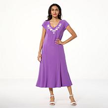 Antthony 2-piece Soutache Midi Dress & Shrug Set