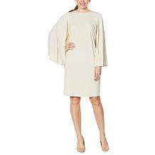 Antthony Cape Sheath Dress