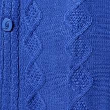 Antthony Chunky Cable Knit Turtleneck Sweater Coat