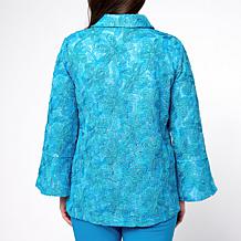 Antthony Novelty Lace & Soutache Long Sleeve Jacket