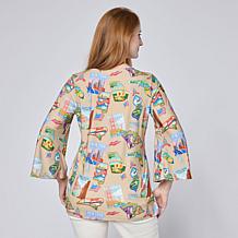 Antthony Postcard Printed Studio Stretch Knit Tee