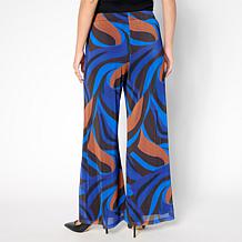 Antthony Printed Mesh Pull-On Pant