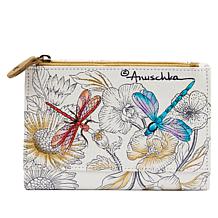 Anuschka Hand-Painted Leather Trifold Organizer Wallet  with RFID