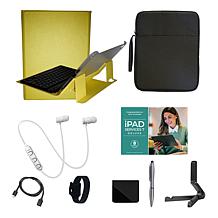 Apple 11 iPad 11th Gen 128GB w/Keyboard, Case & Starter Bundle- Silver