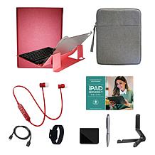 Apple 11 iPad 11th Gen 128GB w/Keyboard, Case & Starter Bundle - Pink