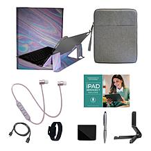 Apple 11 iPad 11th Gen 256GB w/Keyboard, Case & Starter Bundle - Blue