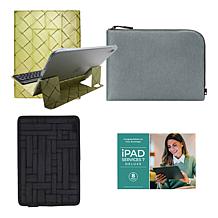 Apple 11 iPad 256GB w/Keyboard, Case, Sleeve and Accessories - Silver