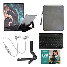 Apple iPad 10.9" 10th Gen 256GB w/Keyboard, Earbuds and Case - Silver