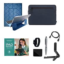 Apple iPad 11" 11th Gen Silver 128GB Wi-Fi Bundle w/Case & Voucher