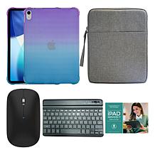 Apple iPad 11" Pink 512GB Tablet with Ombre Case & Keyboard