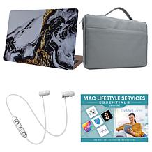 Apple MacBook Air 13" M1 Laptop Silver Bundle w/Bluetooth Earbuds