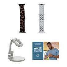 Apple Watch Series 11 GPS 42mm S/M Jet Black with Bands & Stand