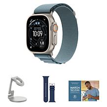 Apple Watch Ultra 3 GPS + Cellular 49mm Alpine Loop Band Medium Bundle