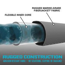 Aqua Joe 100' Fiber Jacket Garden Hose