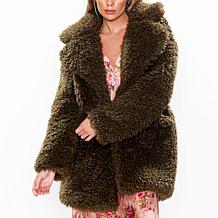 Aratta Fayre Fur Coat - Brown