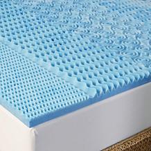 Arctic Sleep Cool Gel 1.5" 5-zone Memory Foam Mattress Topper - Full