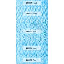 Arctic Sleep Cool Gel 1.5" 5-zone Memory Foam Mattress Topper - King
