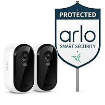 Arlo Essential 2-Pack Outdoor Camera with Yard Sign
