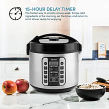 Aroma 20-Cup (Cooked) Digital Cool-Touch Rice Cooker and Food Steamer