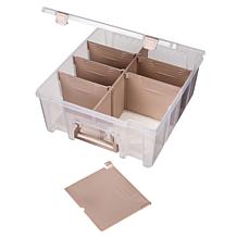 ArtBin Super Satchel Double Deep W/Removable Dividers-Rose Gold Handle
