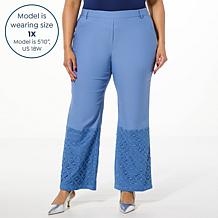 "As Is" Antthony Crochet Lace Insert Millenium Pant