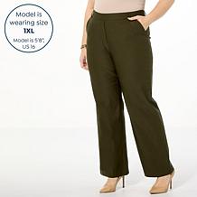 "As Is" Antthony Modern Essential Straight Leg Pull-On Pant