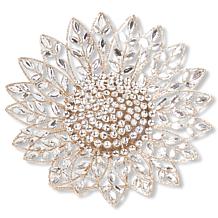 "As Is" august & leo 10.5" Jeweled Sunflower Table Top Décor