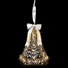 "As Is" august & leo 12" LED Jeweled Bell